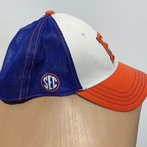 New Era Men's Florida Gator Blue/Orange/White Mesh Trucker Cap Size M-L - Picture 3 of 12